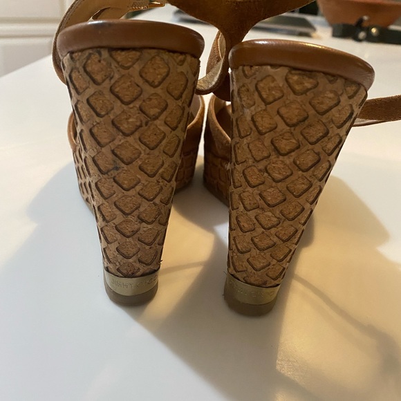 Jimmy Choo Perla 120 Suede Wedge Sandal - Picture 6 of 8